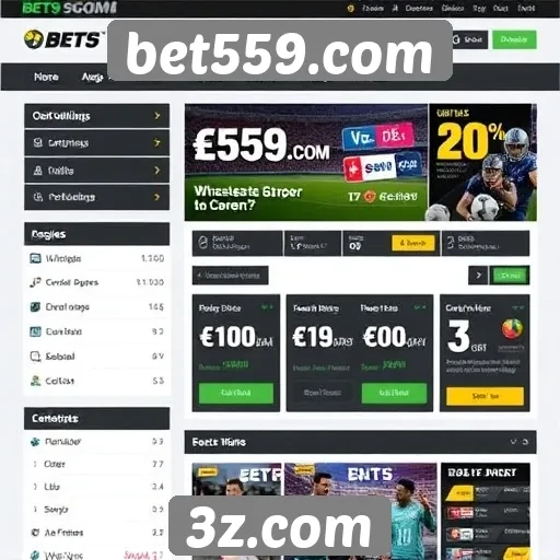 Interface e usabilidade do site bet559.com